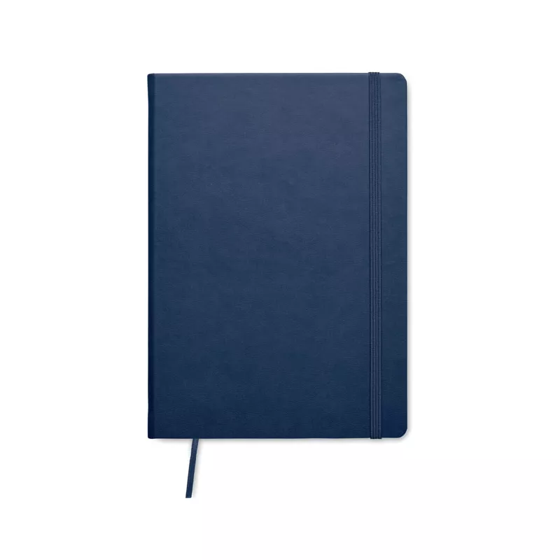 Notes A5 w okładce PU 100 kartek w linię OURS - Niebieski (MO6580-04)