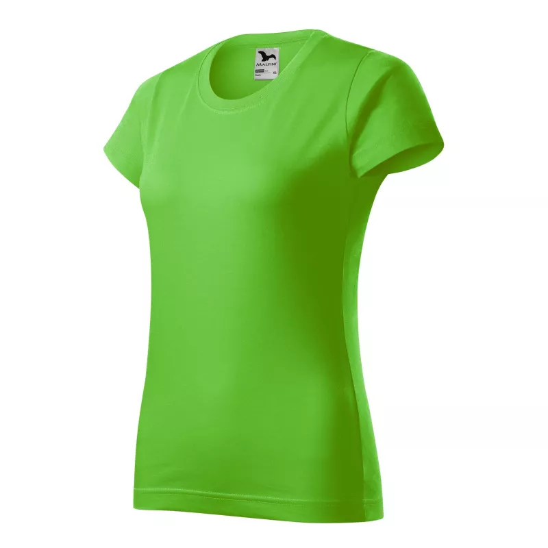 Koszulka bawełniana damska 160 g/m²  BASIC 134 - Green apple (ADLER134-GREEN APPLE)