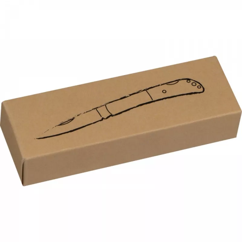 Nóż składany JENS - brązowy (6147601)