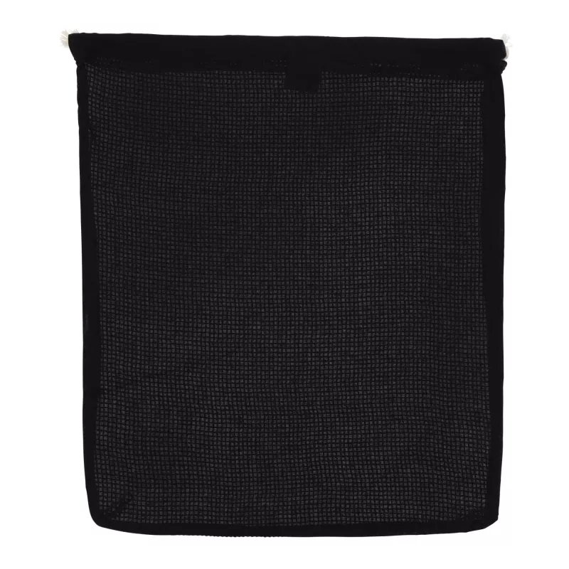 Bawełniana torba wielokrotnego użytku na żywność OEKO-TEX® 40x45cm - czarny (LT95211-N0002)