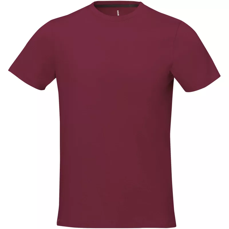 Męski T-shirt 160 g/m²  Elevate Life Nanaimo - Bordo (38011-BURGUND)