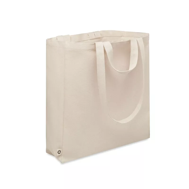 Torba plażowa z recyklingu z kieszenią 380 g/m² GAVE - Bezowy (MO6749-13)