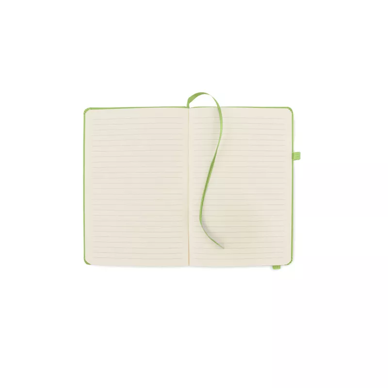 Notes A5 z recyklingu 96 kartek w linię ARPU - Limonka (MO6835-48)