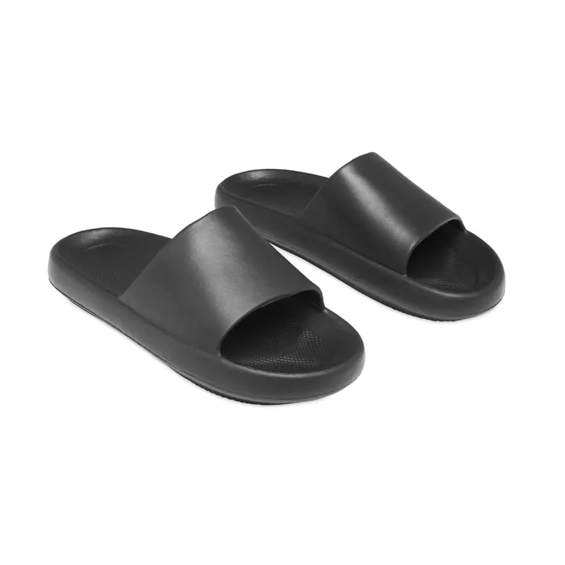 Klapki basenowe unisex z EVA rozmiar 44–45 EVASLIDE - Czarny (MO2899-03)