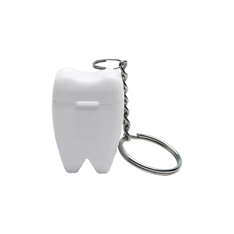 Brelok Toothy z nicią dentystyczną - biały (R17731.06)