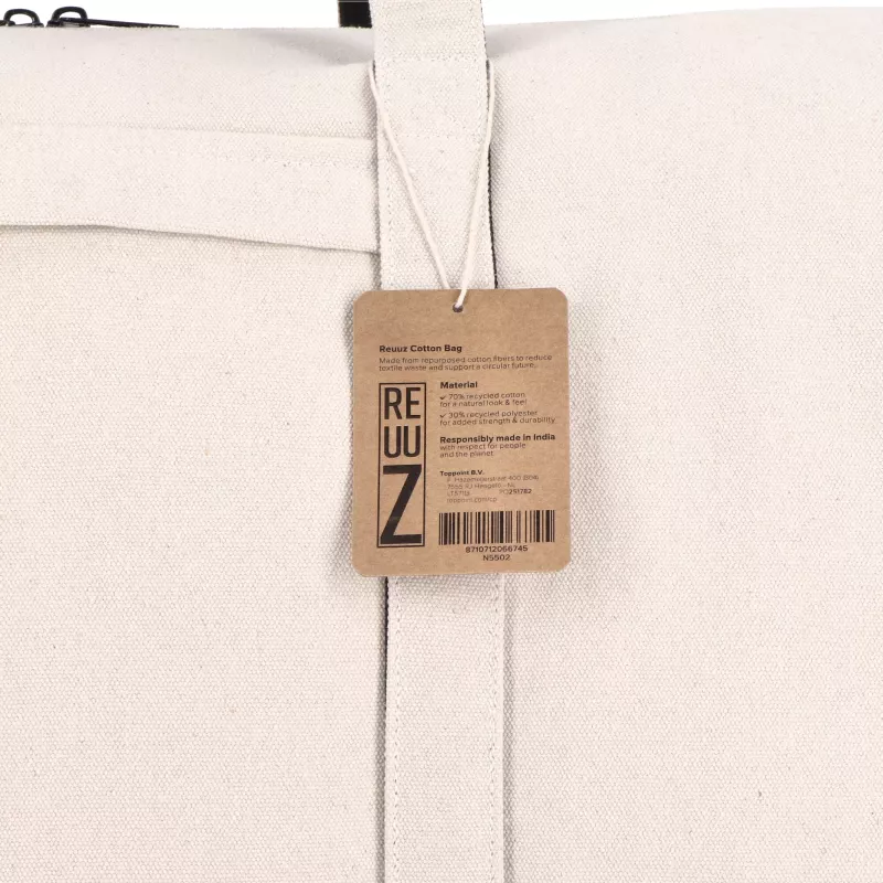 Torba podróżna/sportowa InSideOut Reuuz Canvas 28 x 56 x 28 cm - beżowo / czarny (LT57113-N5502)