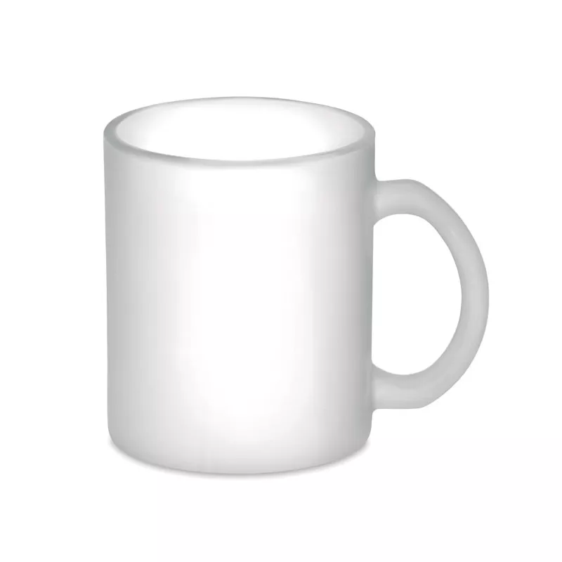 Kubek szklany matowy do sublimacji 300 ml SUBLIMATT - Przezroczysty Bialy (MO6117-26)