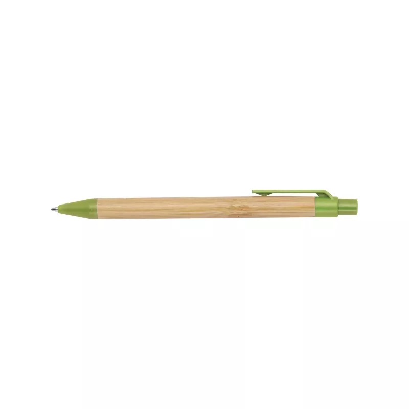 Długopis bambusowy Halle - zielony (321109)