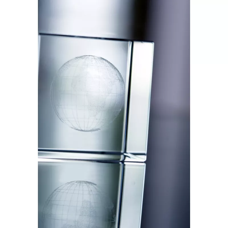 Tampa szklana kostka - transparentny (AP808806)