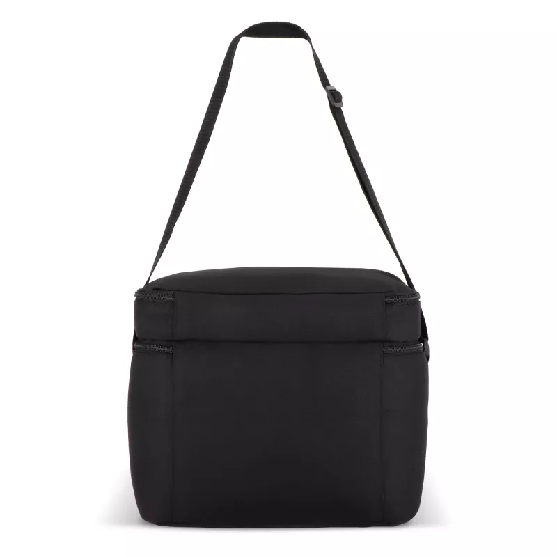 Torba termoizolacyjna R-PET 600D z podwójną komorą 30 x 20 x 25 cm 15 l - czarny (LT95389-N0002)