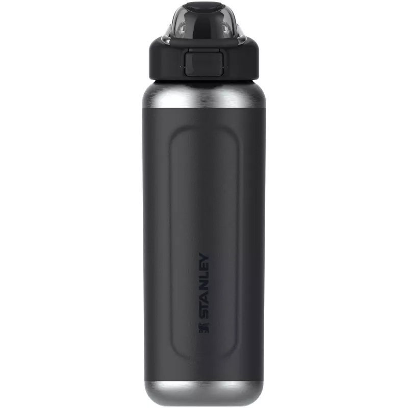 Termoizolowany bidon na wodę Stanley Classic Wellspring 710 ml wykonany z recyklingowanej stali nierdzewnej - Czarny (10098090)
