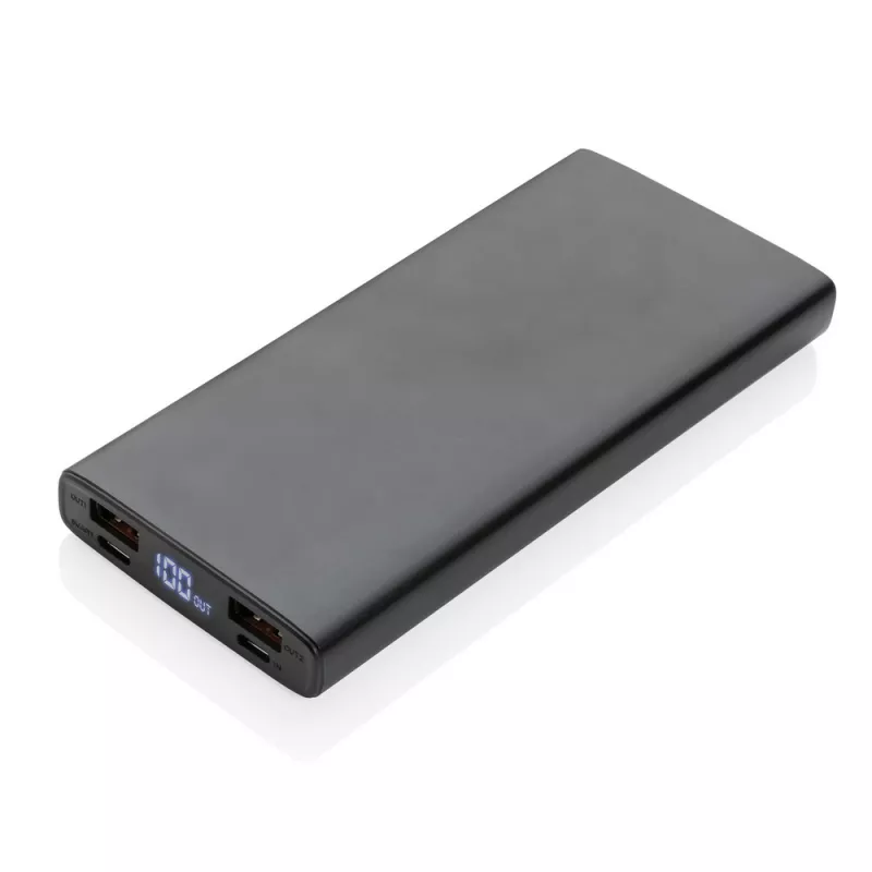 Szybki power bank 10000 mAh - czarny (P322.241)