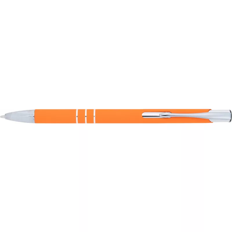 Długopis metalowy soft touch NEW JERSEY - pomarańczowy (055510)