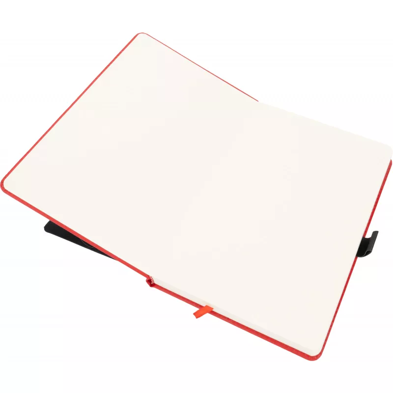 Notatnik A5 w linie z wizytownikiem MARTIN - czerwony (2008805)