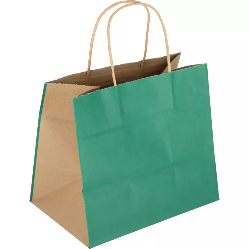 Torba papierowa mała 120 g/m2 HILARY - zielony (6181809)