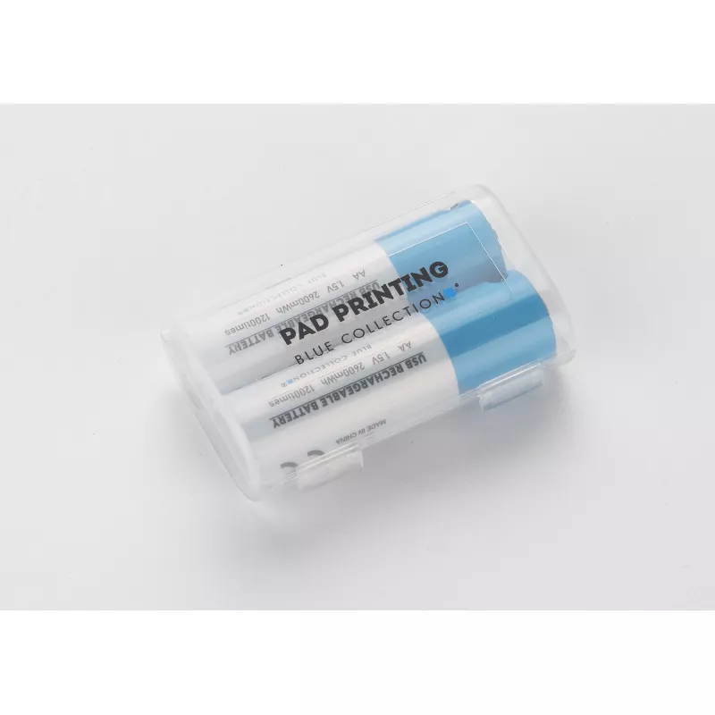 Zestaw akumulatorków AA 1600 mAh - przezroczysty (09125)