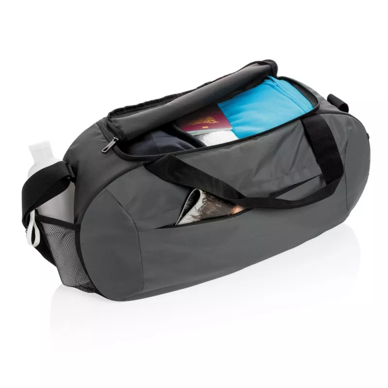 Torba sportowa, podróżna Impact AWARE™ RPET - szary (P707.142)