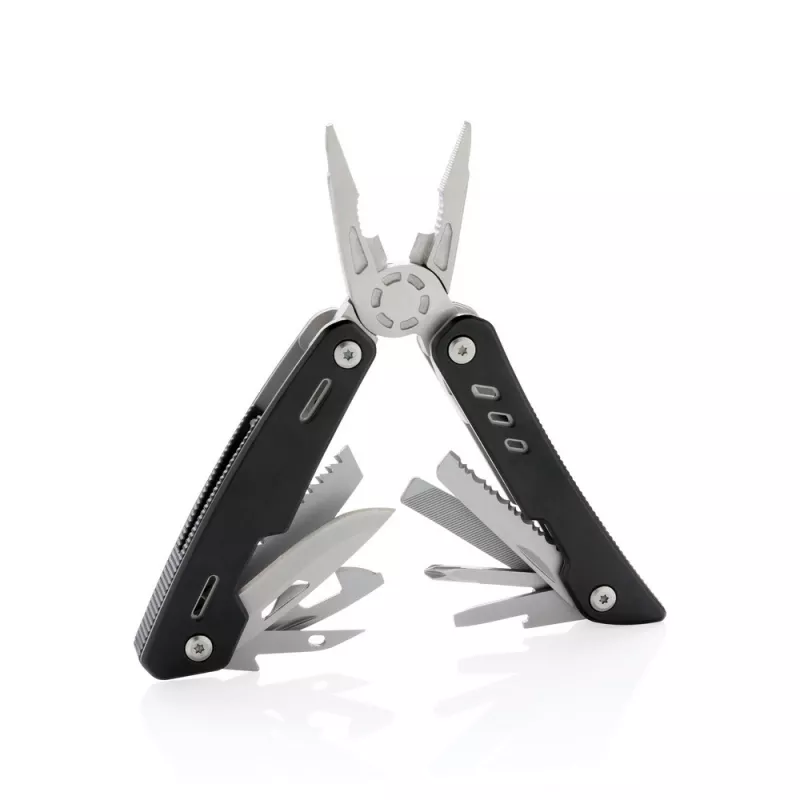 Narzędzie wielofunkcyjne Solid, 12 el. - czarny (P221.351)