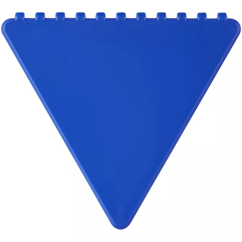 Frosty triangular recycled plastic ice scraper - Błękit królewski (21049853)
