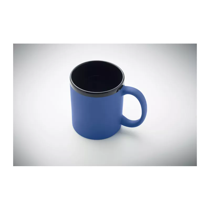 Kubek ceramiczny soft touch 300 ml RUBY - Niebieski (MO2719-37)