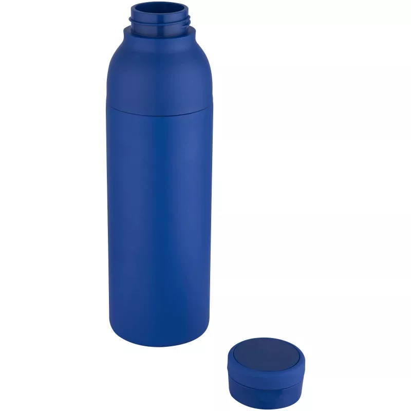 Illuminate butelka termiczna o pojemności 650 ml z podwójnymi ściankami, wykonana ze stali nierdzewnej z recyklingu z certyfikatem RCS. - Błękit królewski (10083853)