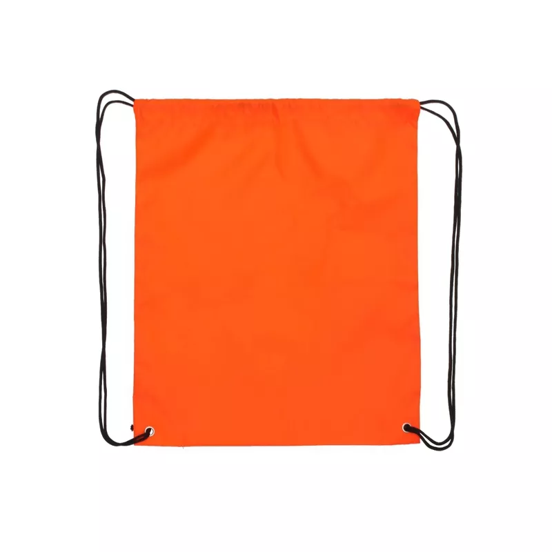 Plecak promocyjny na sznurkach poliestrowy, 33.5 x 42 cm - pomarańczowy (R08695.15)