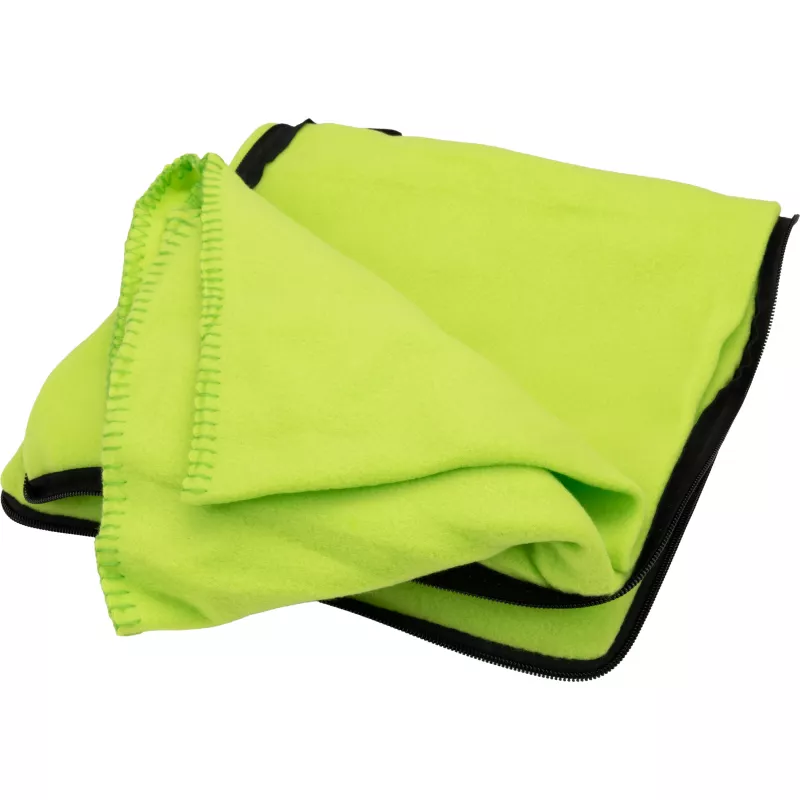 Koc z polaru/poduszka 2w1 RADCLIFF - jasnozielony (277529)