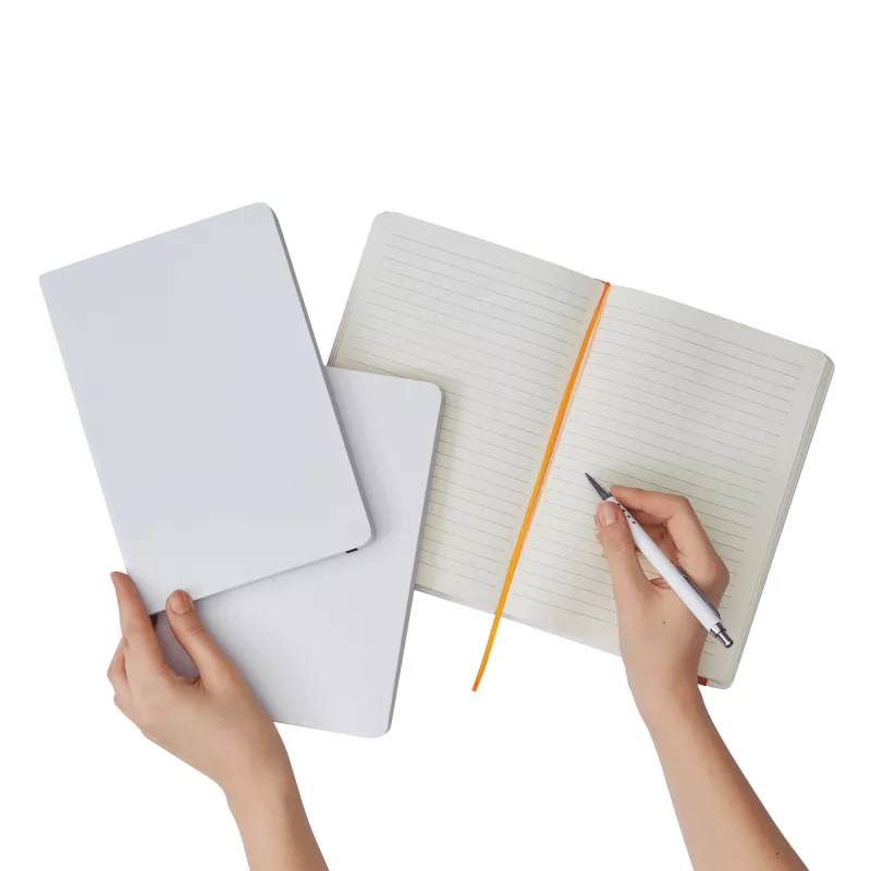 Notes AUTHOR w formacie A5 - biały, pomarańczowy (56-1103264)