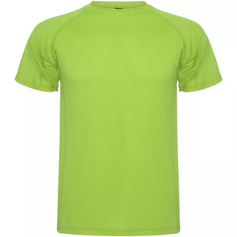 Montecarlo sportowa koszulka dziecięca z krótkim rękawem - Lime / Green Lime (K0425-LMGRLIME)