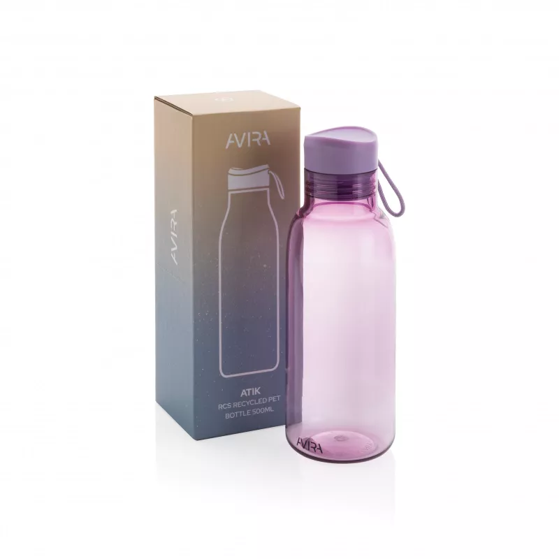 Butelka sportowa 500 ml Avira Atik z RPET - fioletowy (P438.039)
