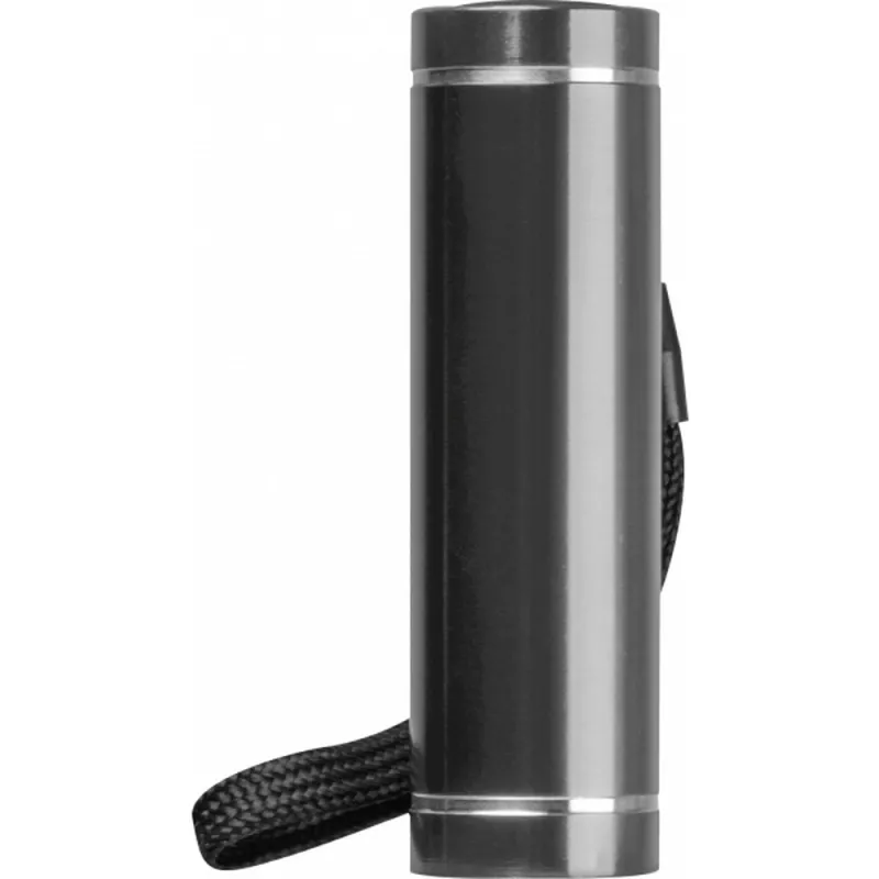 Latarka z aluminium z recyklingu UTRECHT - ciemnoszary (410477)