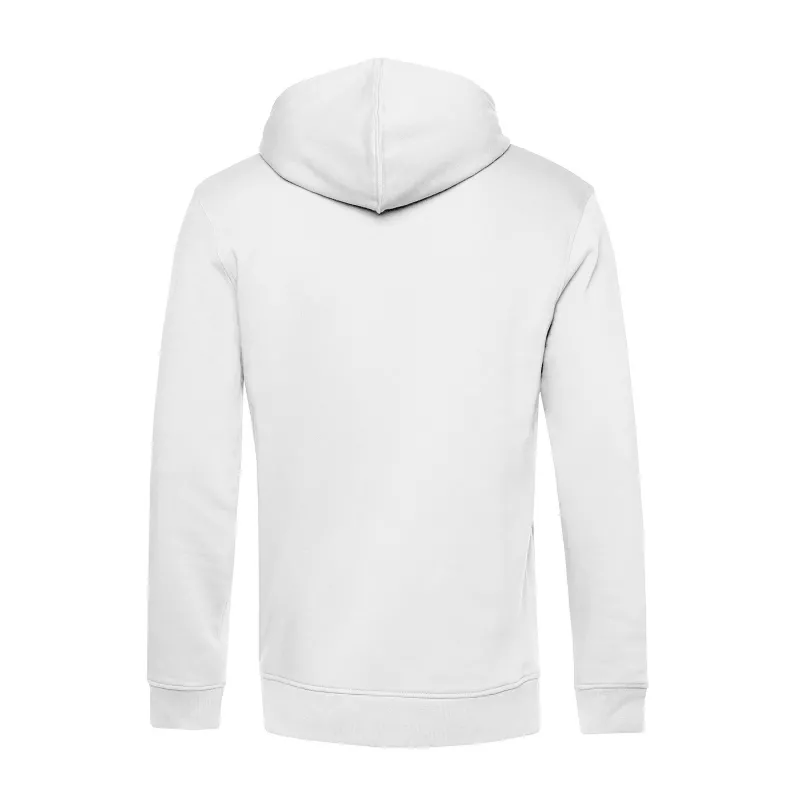 Bluza męska z kapturem B&C Organic Inspire Hooded - White (001) (WU33B-WHITE)