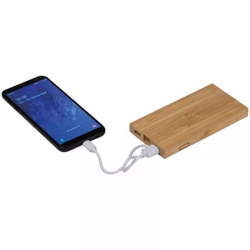 Power bank 8000 mAh KATOWICE - beżowy (147313)