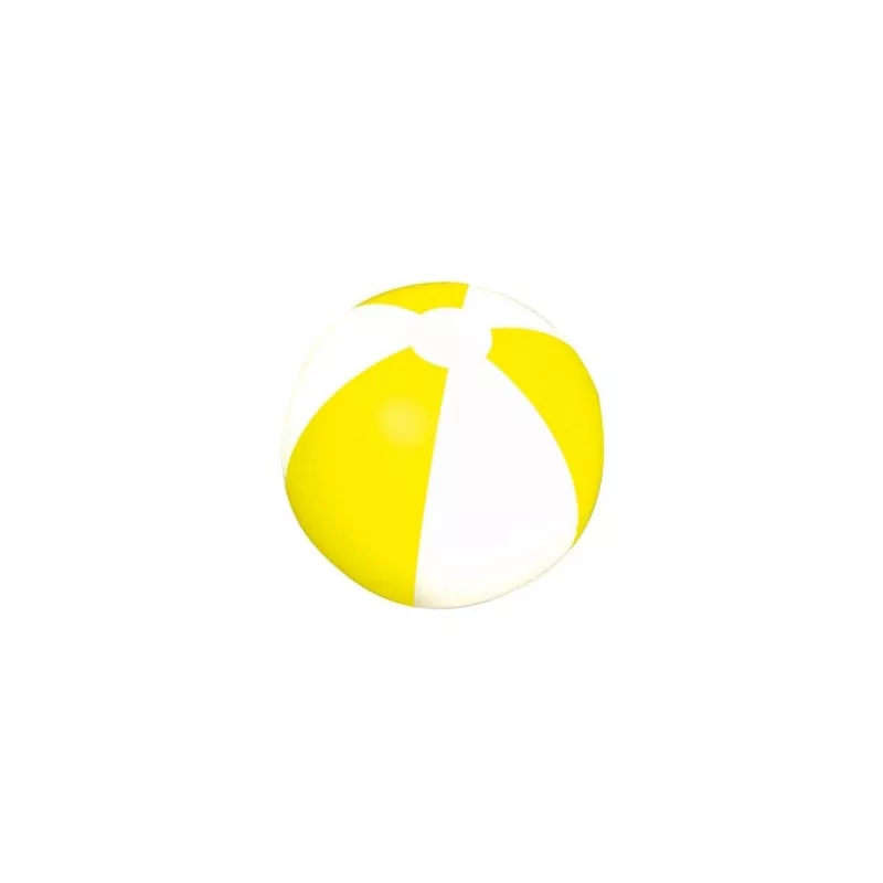Dmuchana piłka plażowa średnica 26 cm - żółty (5105108)