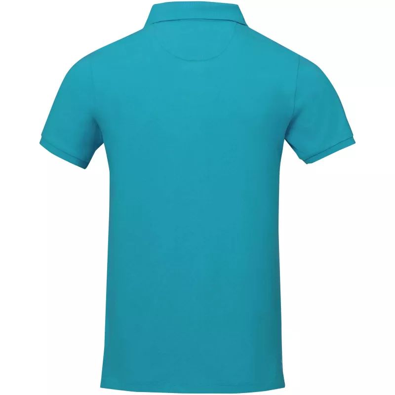 Męskie polo Calgary z krótkim rękawem - Morski (38080-AQUA)