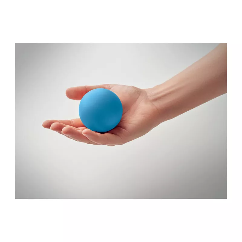 Piłka gumowa do odbijania 6 cm FUNBALL - Niebieski (MO2931-04)