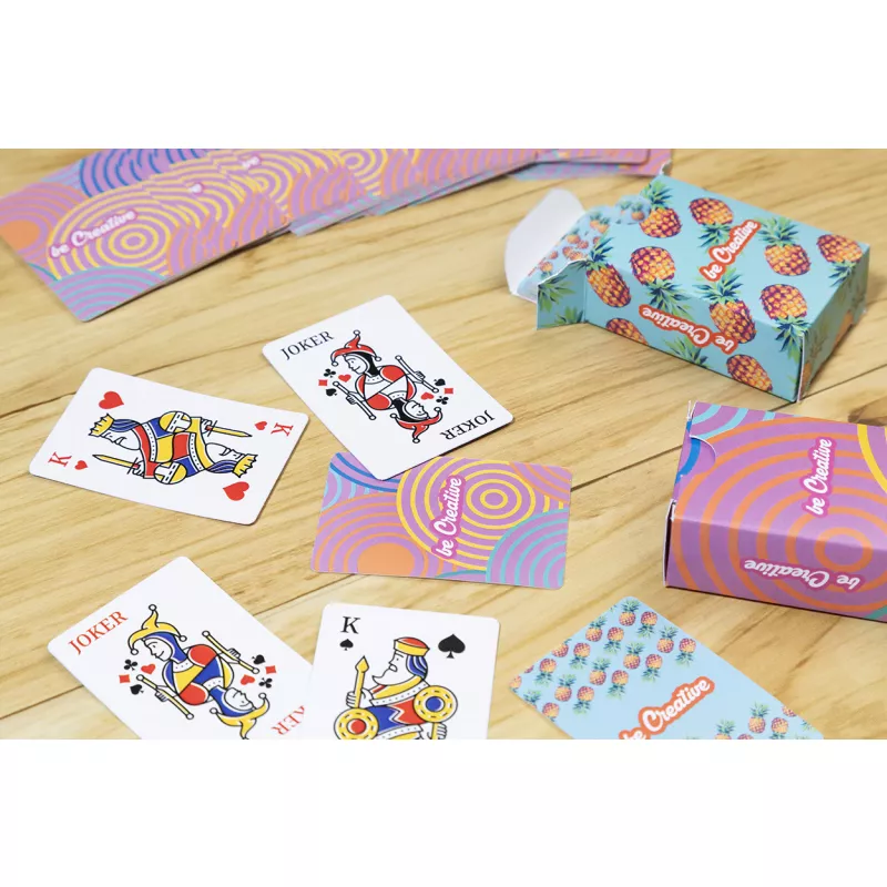 CreaCard Pocket personalizowane karty do gry - biały (AP715034)