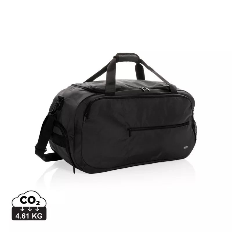 Torba sportowa, podróżna Swiss Peak AWARE™ RPET - czarny (P707.151)