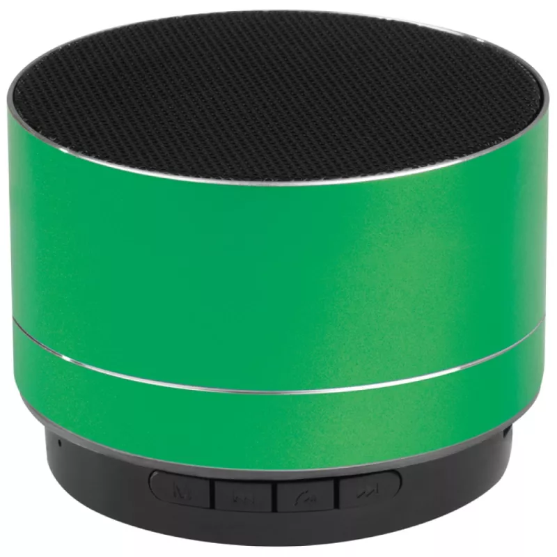 Aluminiowy głośnik reklamowy Bluetooth - zielony (3089909)