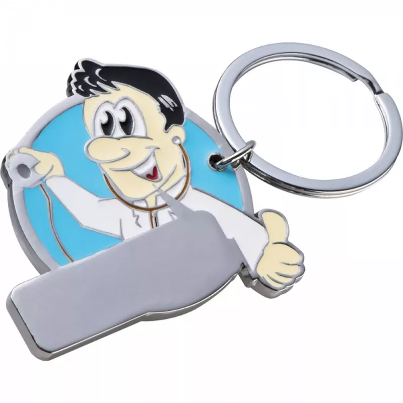 Brelok metalowy CrisMa ROBERT - jasnoniebieski (9348124)