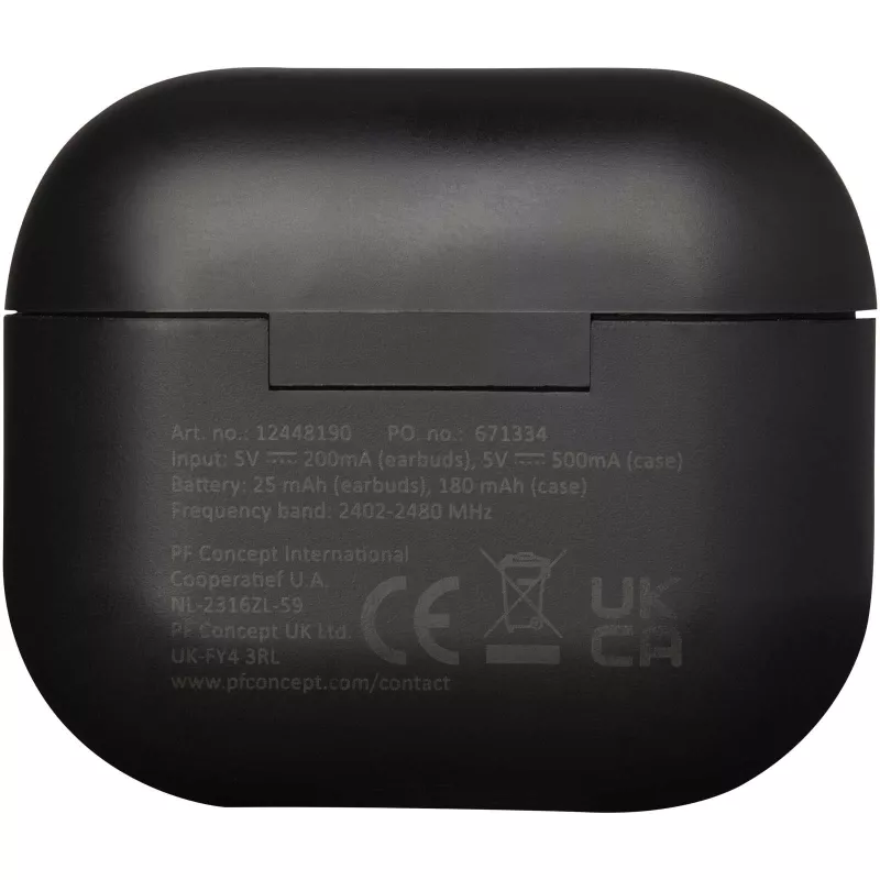 Altais zestaw słuchawkowy True Wireless z technologią Bluetooth® z tworzyw sztucznych pochodzących z recyklingu - Czarny (12448190)