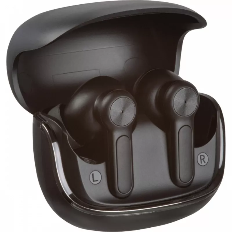 Słuchawki bezprzewodowe z etui ładującym CrisMa KRISTEN - czarny (3524903)