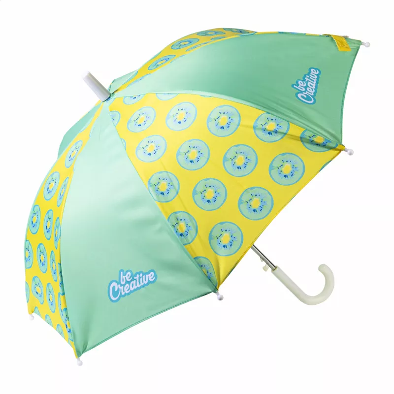 CreaRain Junior personalizowana parasolka dziecięca RPET - biały (AP715033)
