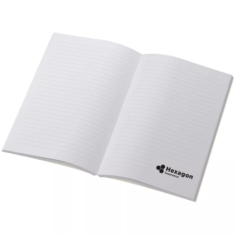 Notatnik Scribe Plus A5 z miękką okładką, wykonany z papieru z recyklingu - Kość słoniowa (21090702)