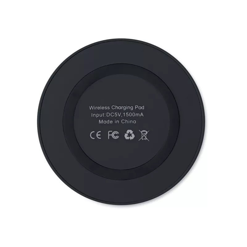 Ładowarka bezprzewodowa 5W WIRELESS PLATO - Czarny (MO9446-03)