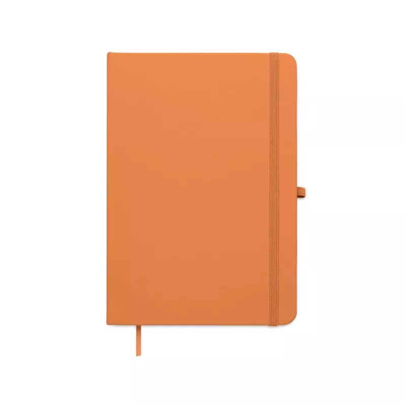 Notes A5 w okładce z PU 96 kartek w linię ARCOLOOP - Pomaranczowy (MO3124-10)