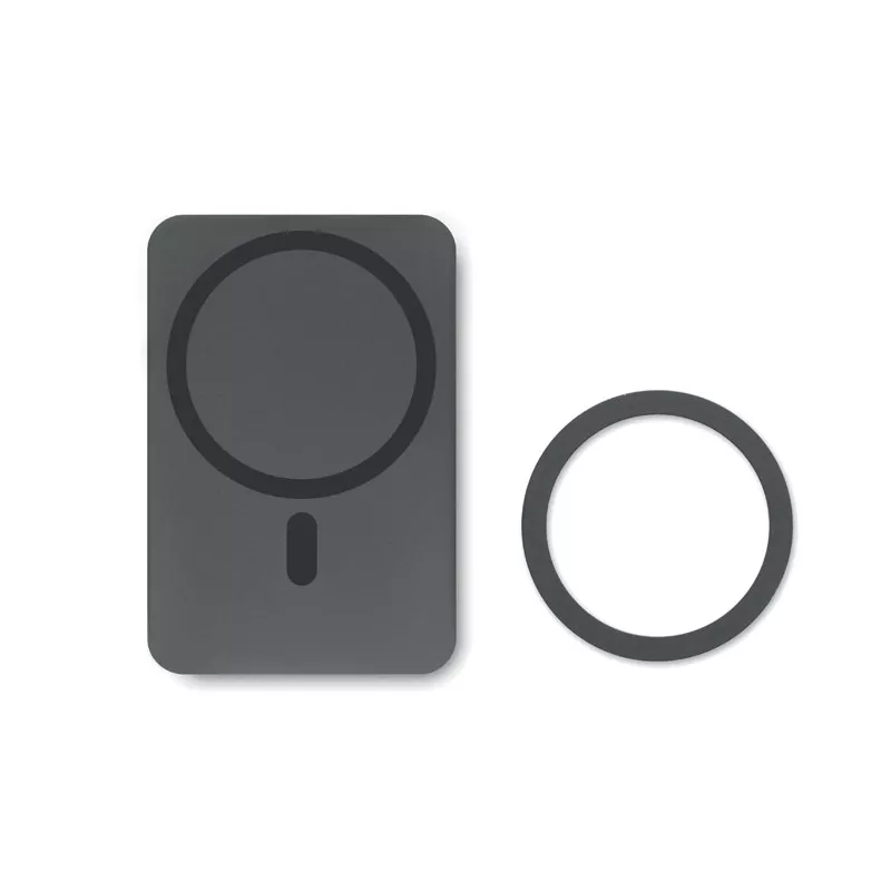 Powerbank magnetyczny 5000 mAh 15W DOUBLETIC - Kamienny Szary (MO6874-15)