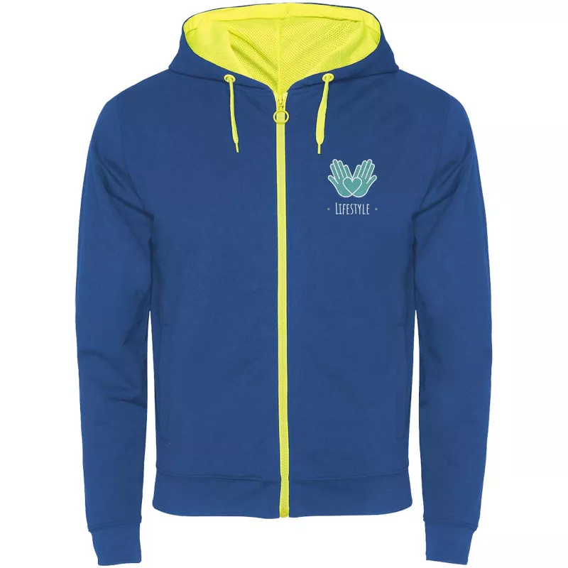 Fuji bluza unisex - Błękit królewski-Fluor Yellow (R1105-FLYELLOW-ROYAL)