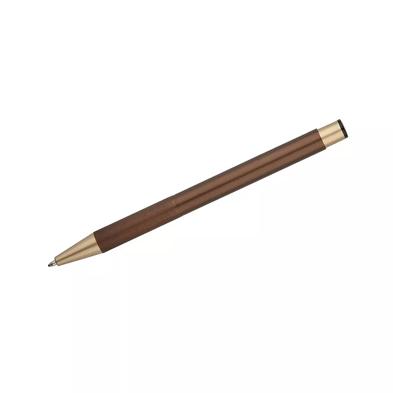 Długopis reklamowy metalowy VITE - brązowy (19689-09)