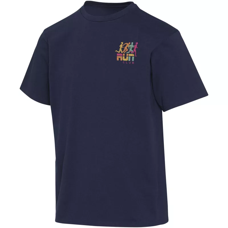 Lucas 280 g/m2 koszulka oversize unisex z bawełny organicznej z certyfikatem OCS  - Granatowy (39562-NAVY)